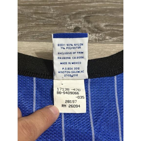 Vintage 90s Champion Authentic Penny Hardaway Orlando Magic NBA Jersey - Mens 40 - Picture 5 of 9